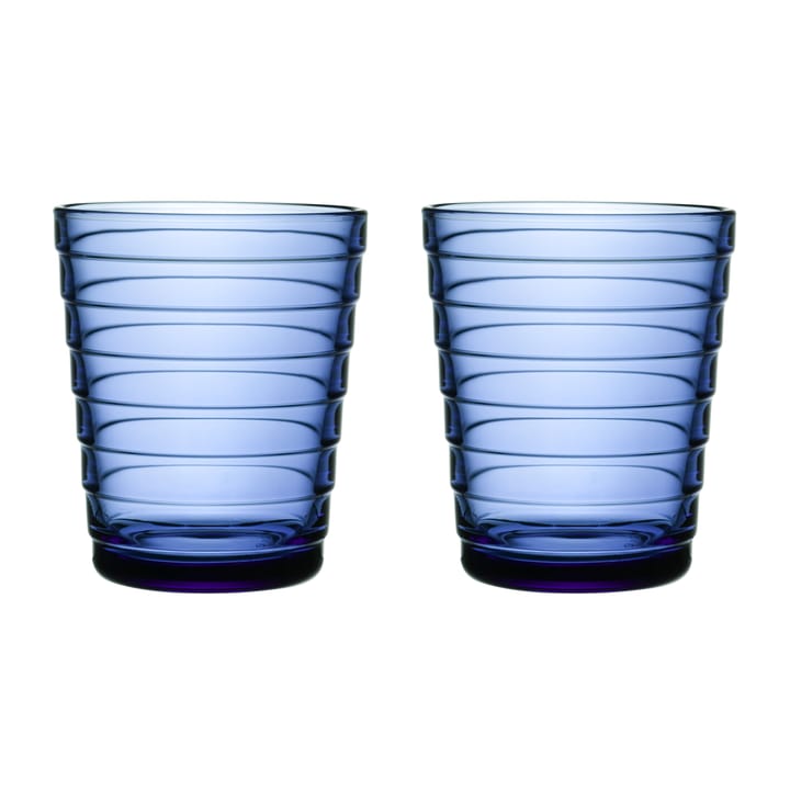 Aino Aalto juomalasi 2 kpl 22 cl, Ultramariininsininen Iittala