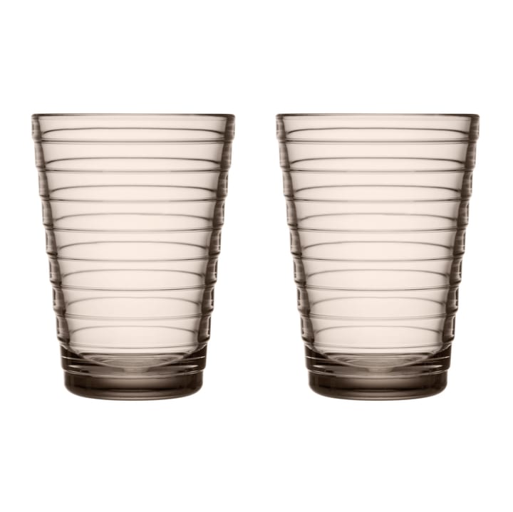 Aino Aalto juomalasi 2 kpl 33 cl - Pellava - Iittala