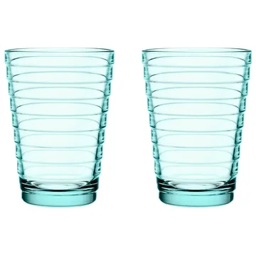Aino Aalto juomalasi 2 kpl 33 cl - vedensininen - Iittala