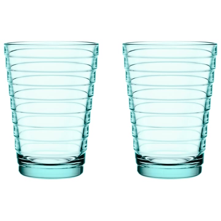 Aino Aalto juomalasi 2 kpl 33 cl - vedensininen - Iittala