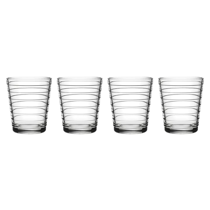 Aino Aalto juomalasi, 4-pakkaus 22 cl, Kirkas Iittala