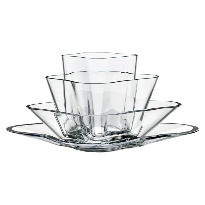 Alvar Aalto -maljakko kukka, 4 osaa, Kirkas Iittala