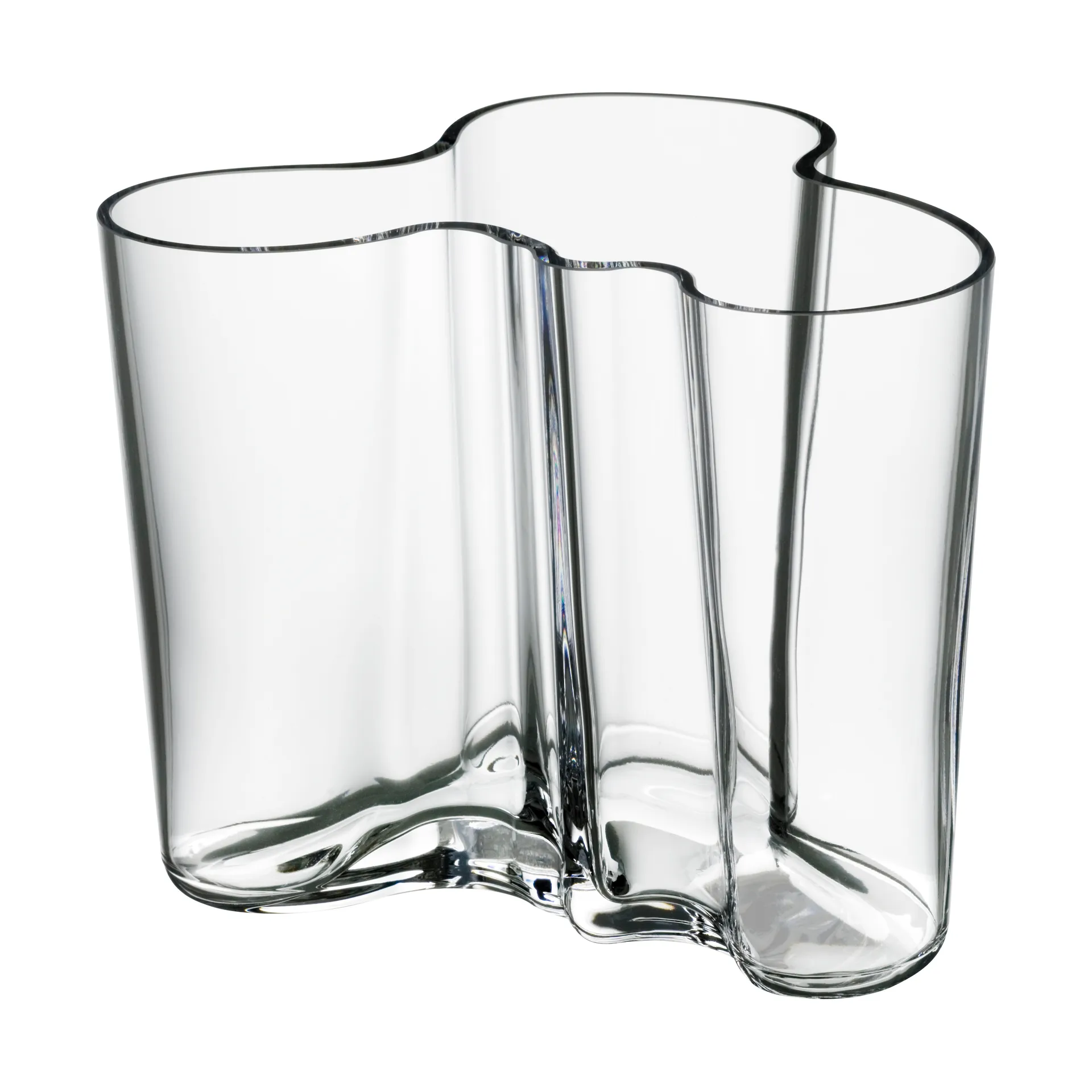 Alvar Aalto Maljakot, Kirkas, 120 mm Iittala