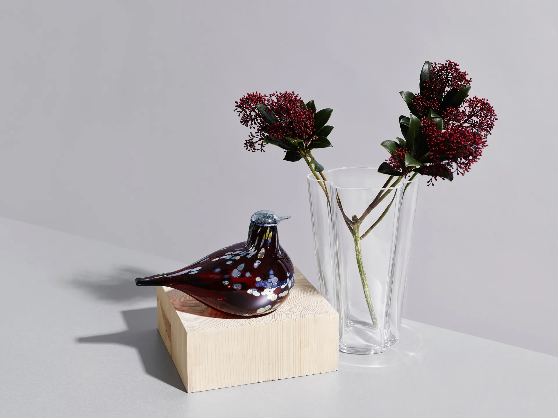 Alvar Aalto Maljakot, Kirkas, 220 mm Iittala