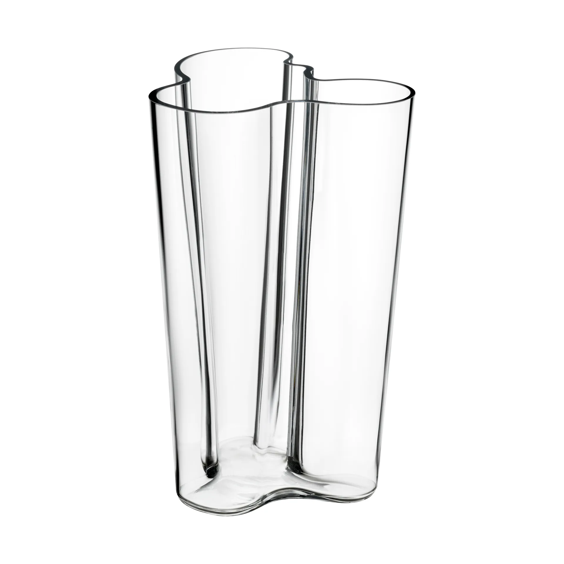 Alvar Aalto Maljakot, Kirkas, 251 mm Iittala