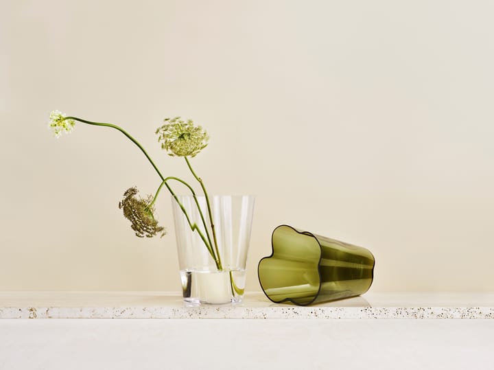 Alvar Aalto Maljakot, Kirkas, 270 mm Iittala