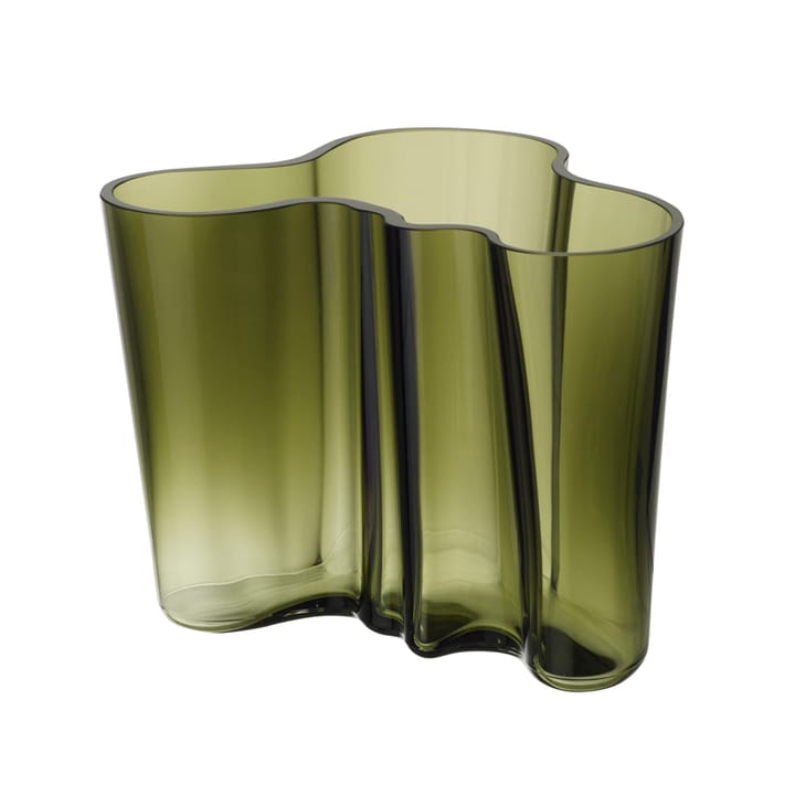 Alvar Aalto vase moss green, 160 mm Iittala