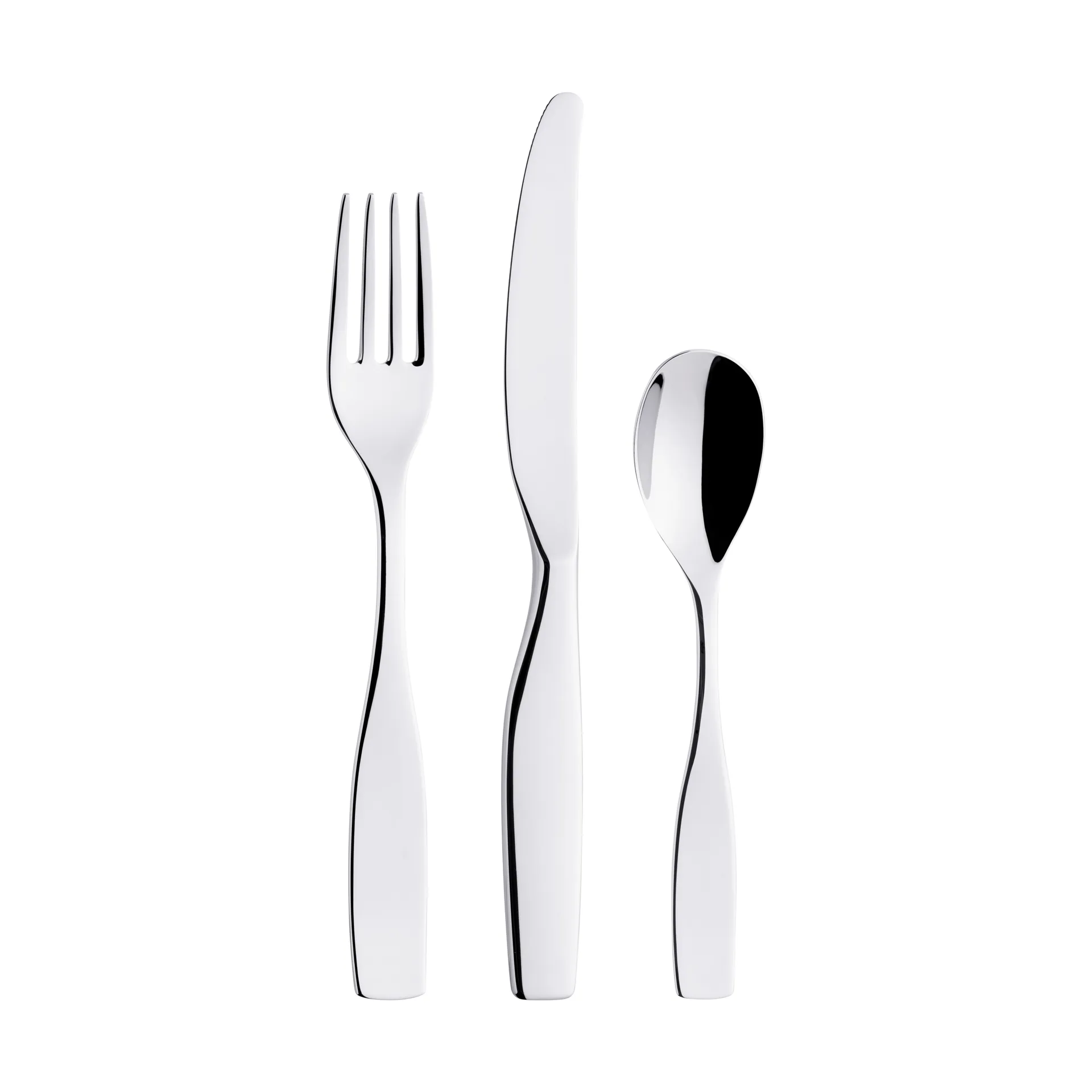 Citterio 98 jälkiruokailusetti 12 osaa lahjapakkauksessa, Kiillotettu ruostumaton teräs Iittala