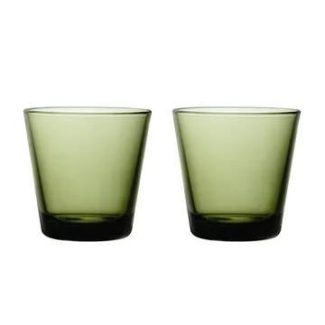 Kartio lasi 21 cl 2 pakkaus 2 kpl - vihreä - Iittala