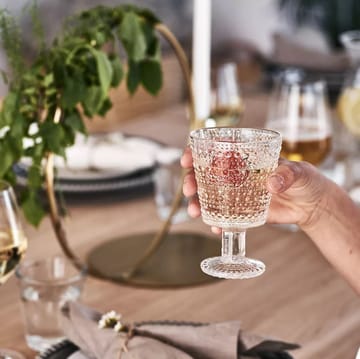 Kastehelmi jalallinen juomalasi 26 cl, 4-pakkaus - Kirkas - Iittala