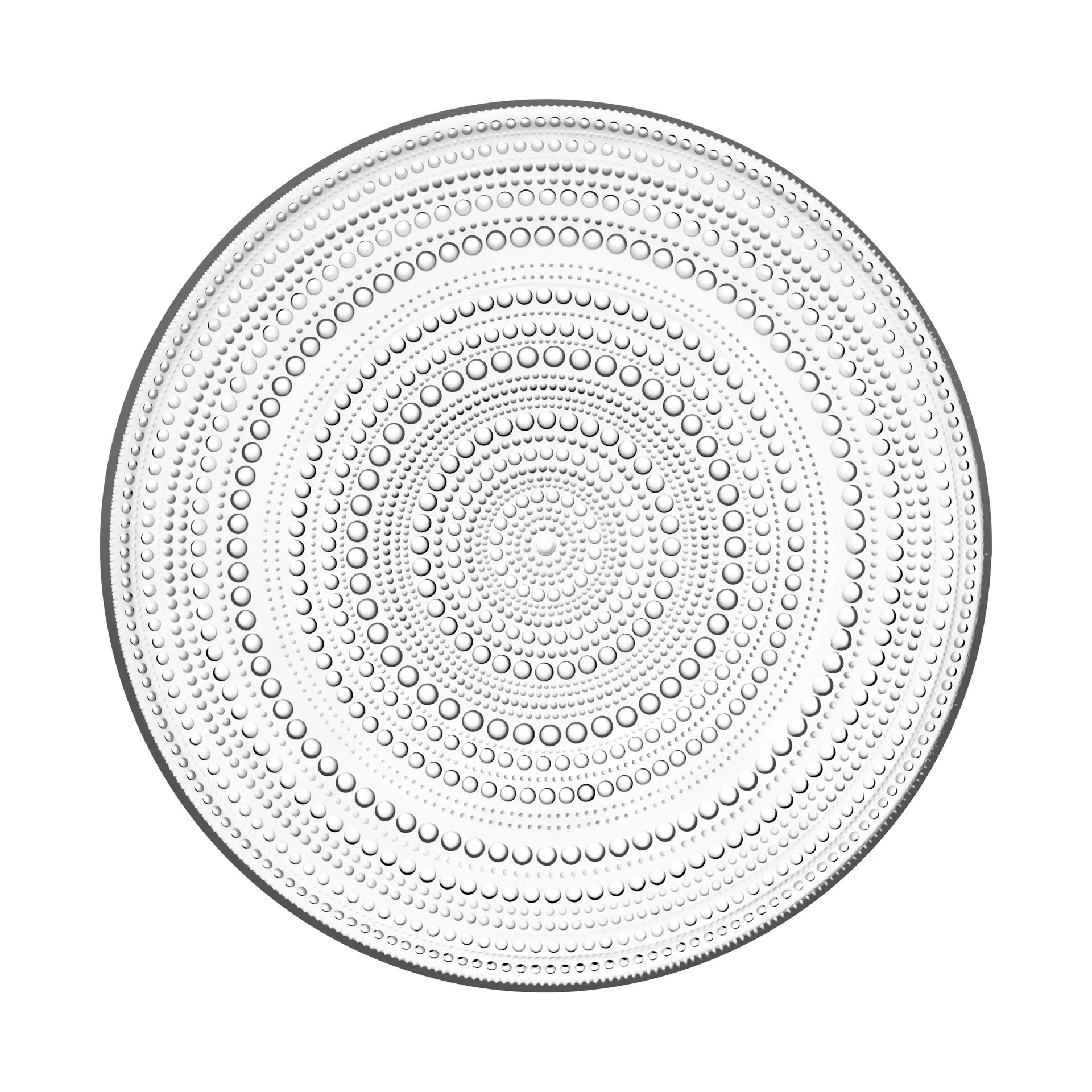 Kastehelmi lautanen iso 31,5 cm, kirkas Iittala