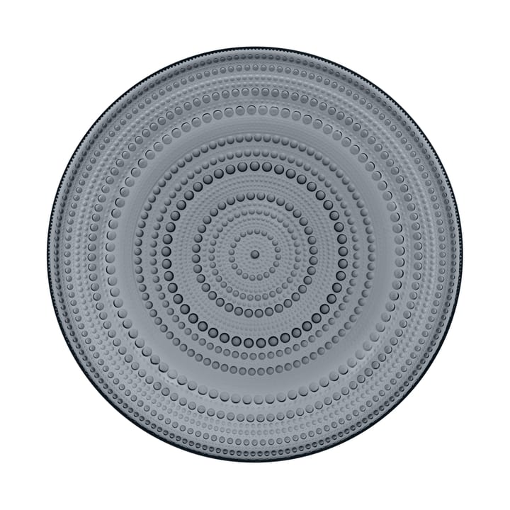 Kastehelmi lautanen iso  31,5 cm, Tummanharmaa Iittala
