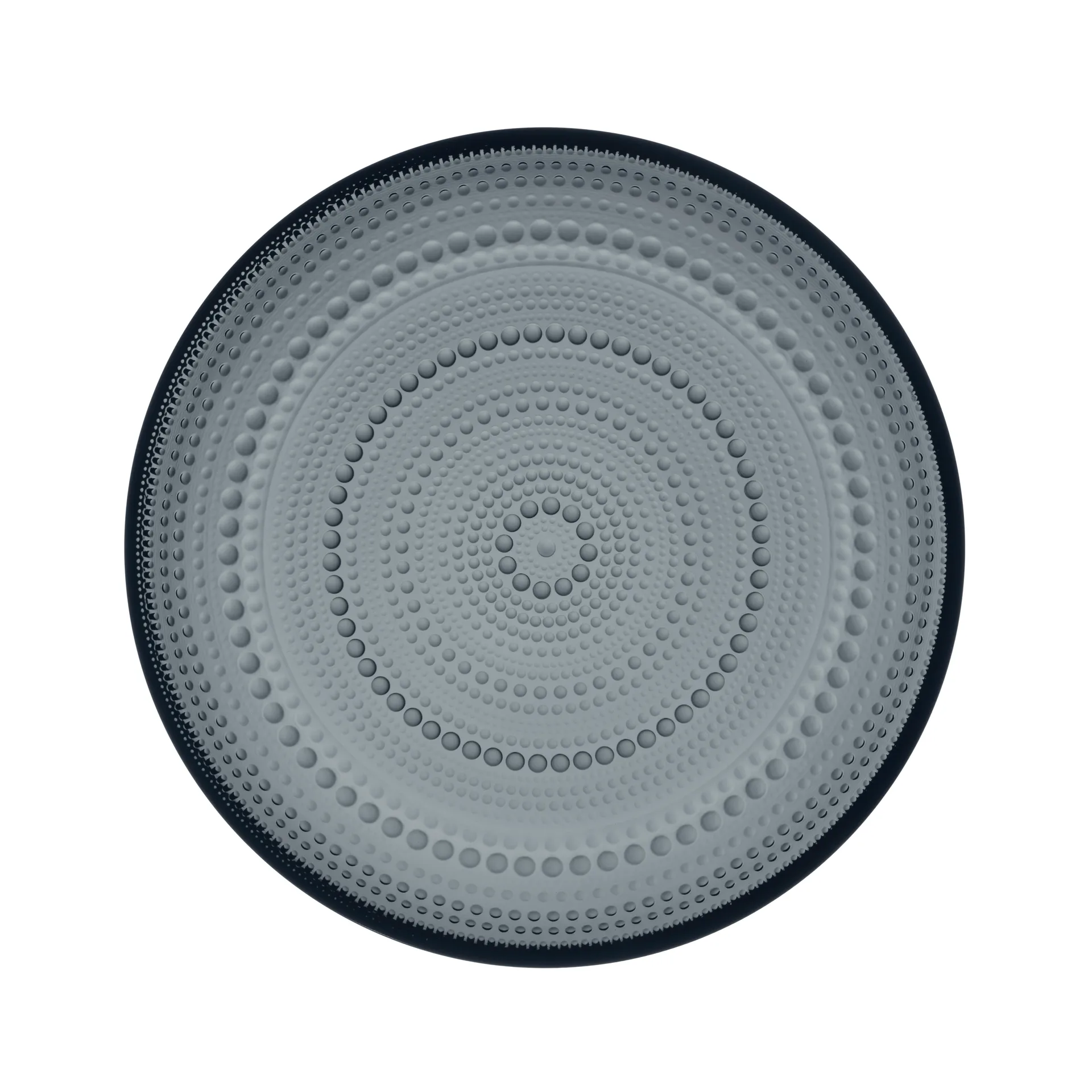 Kastehelmi lautanen pieni Ø24,8 cm, Tummanharmaa Iittala