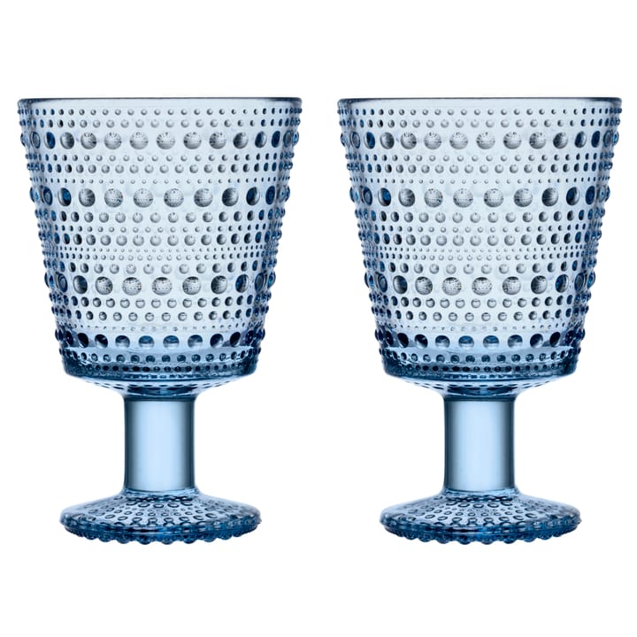 Kastehelmi viskilasi  jalallinen 26 cl 2 kpl, aqua Iittala