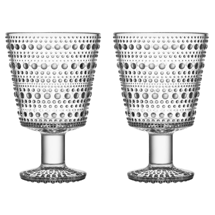 Kastehelmi viskilasi jalallinen 26 cl 2 kpl - selvä - Iittala