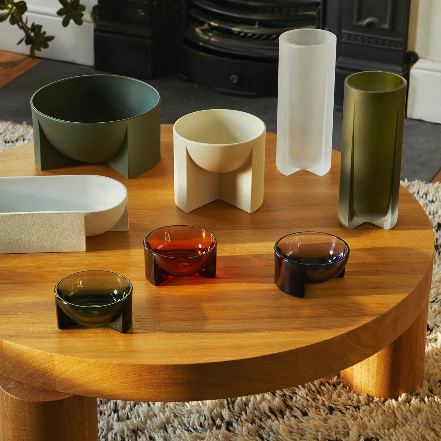 Kuru maljakko 25,5 cm, Huurrettu sammaleenvihreä Iittala