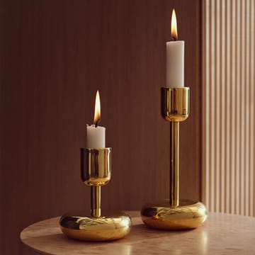 Nappula-kynttilänjalka messinki - iso 183 mm - Iittala