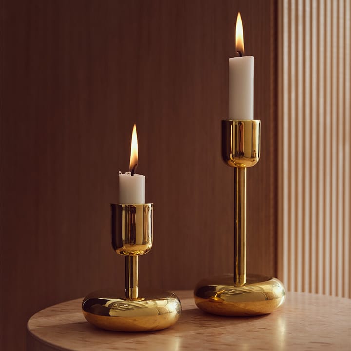 Nappula-kynttilänjalka messinki, iso 183 mm Iittala