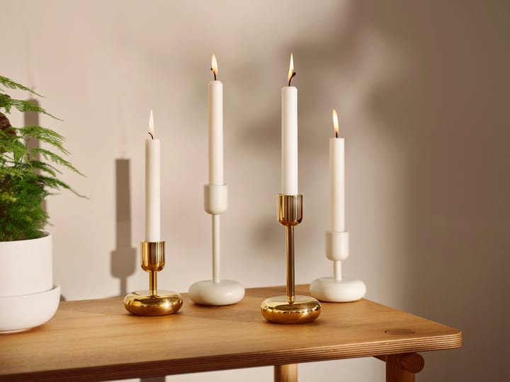Nappula-kynttilänjalka messinki, iso 183 mm Iittala