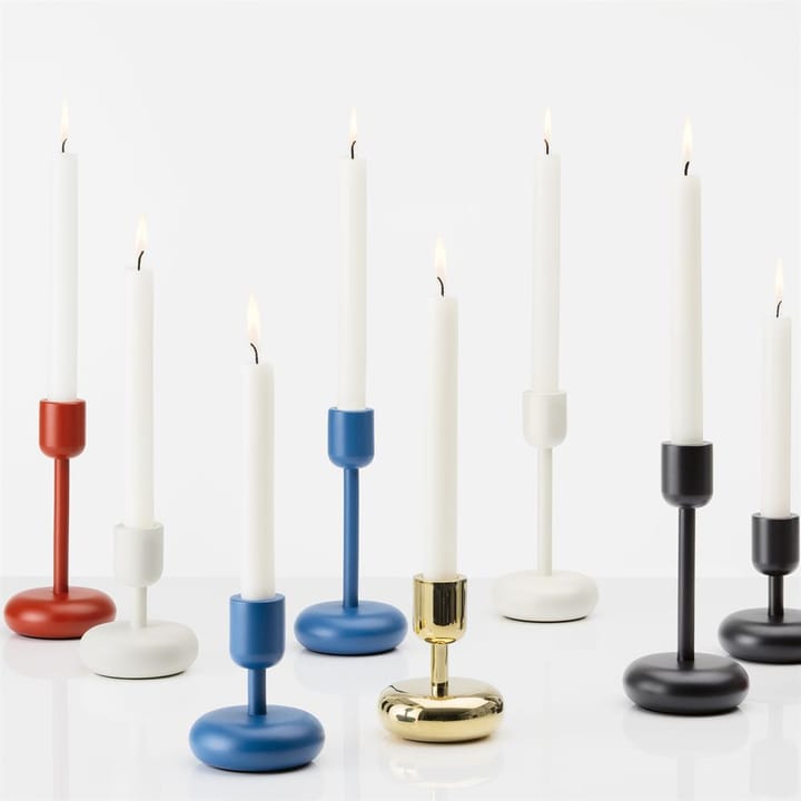 Nappula kynttilänjalka tummanharmaa, Suuri 183 mm Iittala