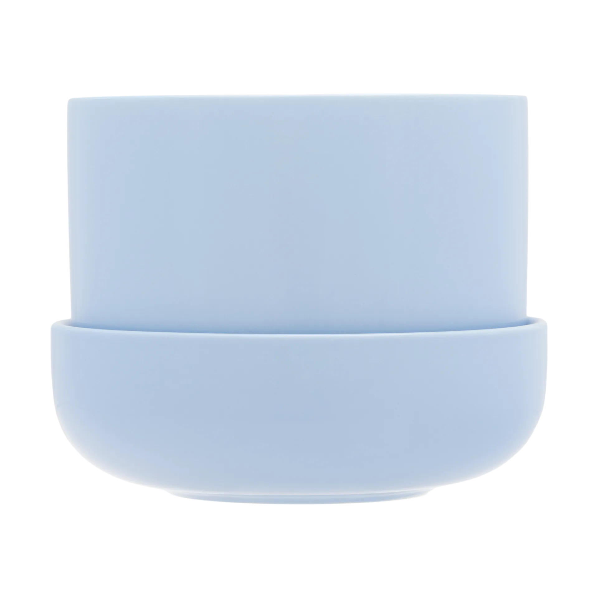 Nappula ruukku aluslautasella Ø17 cm k13 cm, Aqua Iittala