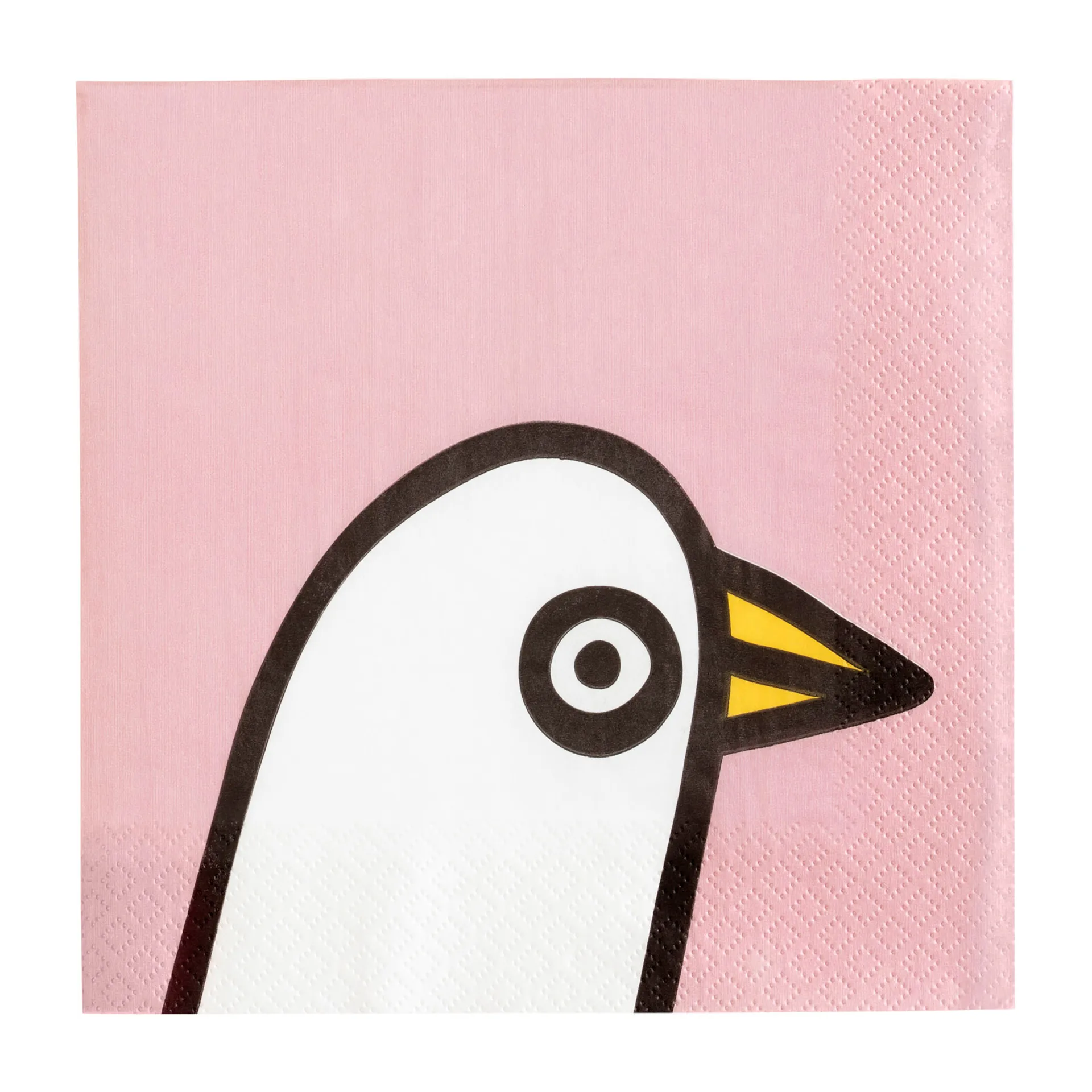 Oiva Toikka Birdie lautasliina 20-pack, Rosa Iittala
