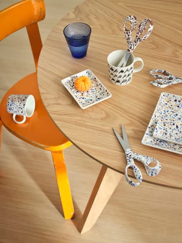Oiva Toikka Helle A7 lautanen 7x10 cm - Sininen-ruskea - Iittala