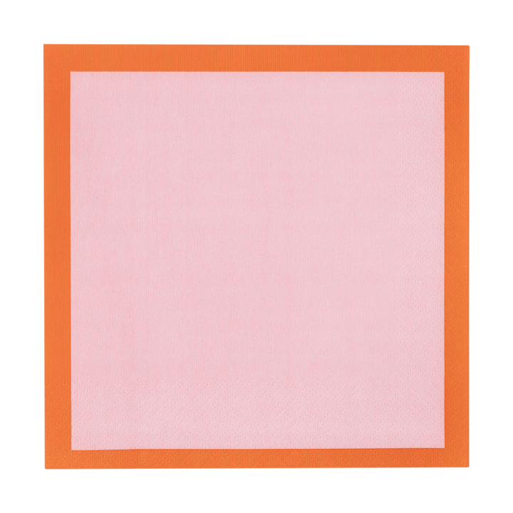 Play paperiservetit 33x33 cm 20 kpl - Rosa-oranssi - Iittala