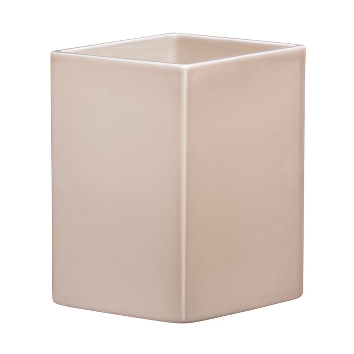 Ruutu keramiikkamaljakko 225 mm - Beige - Iittala