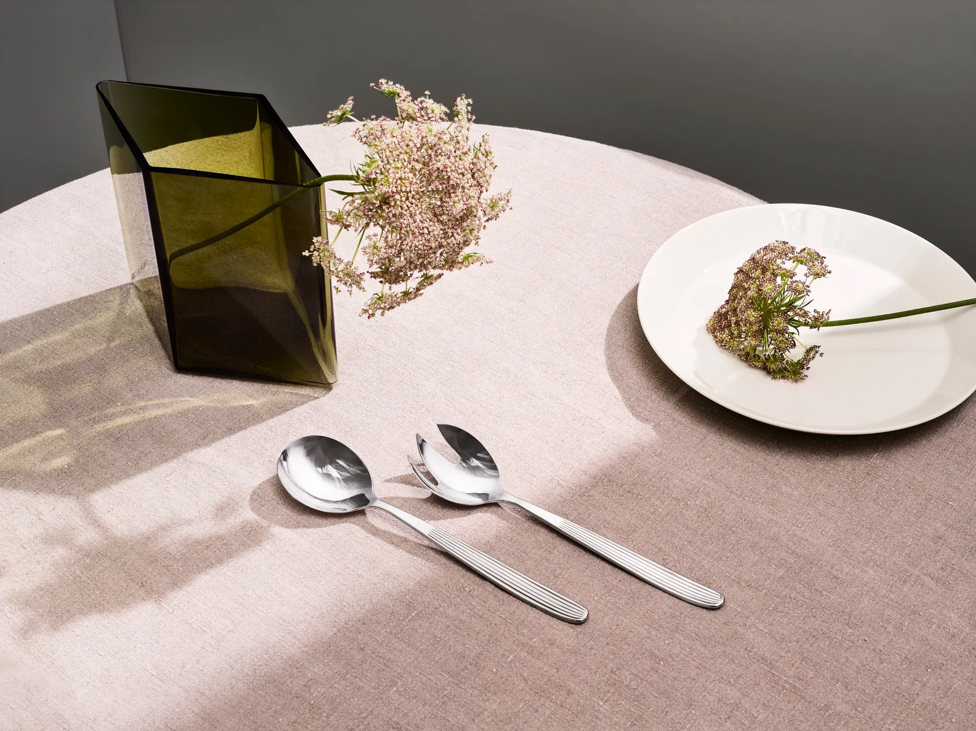 Ruutu maljakko 20,5 x 18 cm, sammaleenvihreä Iittala