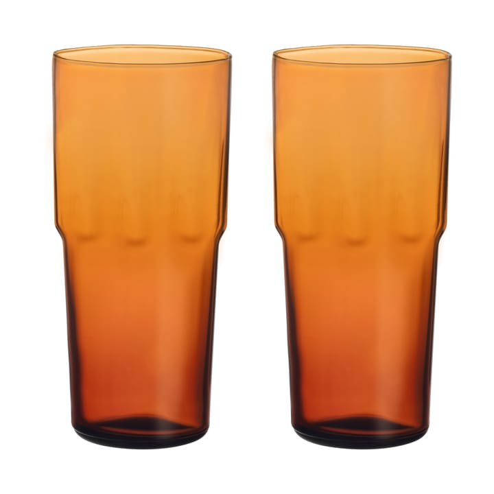 Solare juomalasi korkea 39 cl 2-pack. - Kupari - Iittala