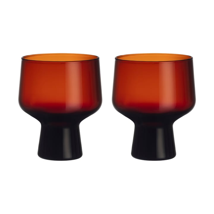 Solare lasi jalalla 29 cl 2-pack. - Kupari - Iittala