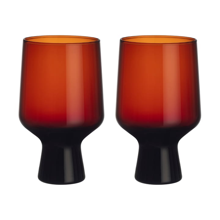Solare lasi jalalla 40 cl 2-pack - Kupari - Iittala