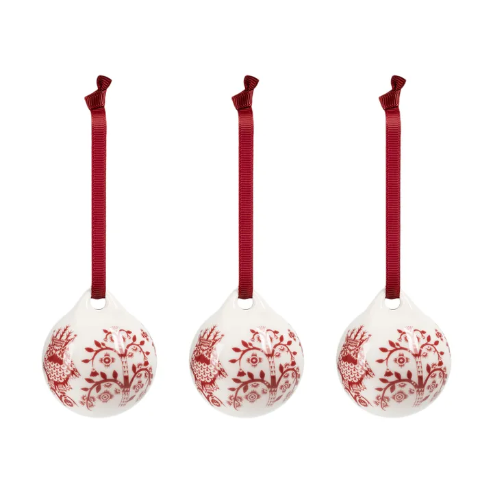 Taika koriste - Granaattiomenanpunainen, 5 cm, 3 kpl - Iittala