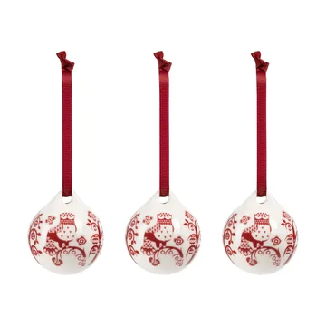Taika koriste - Granaattiomenanpunainen, 5 cm, 3 kpl - Iittala