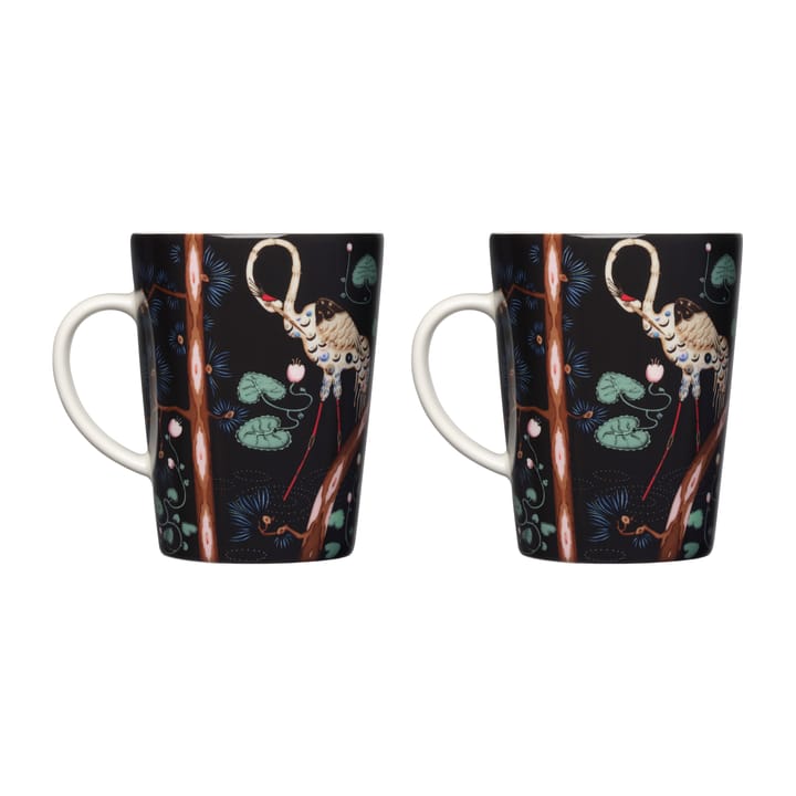 Taika muki 40 cl 15-vuosipäivä lahjapakkaus 2 kpl, Musta Iittala