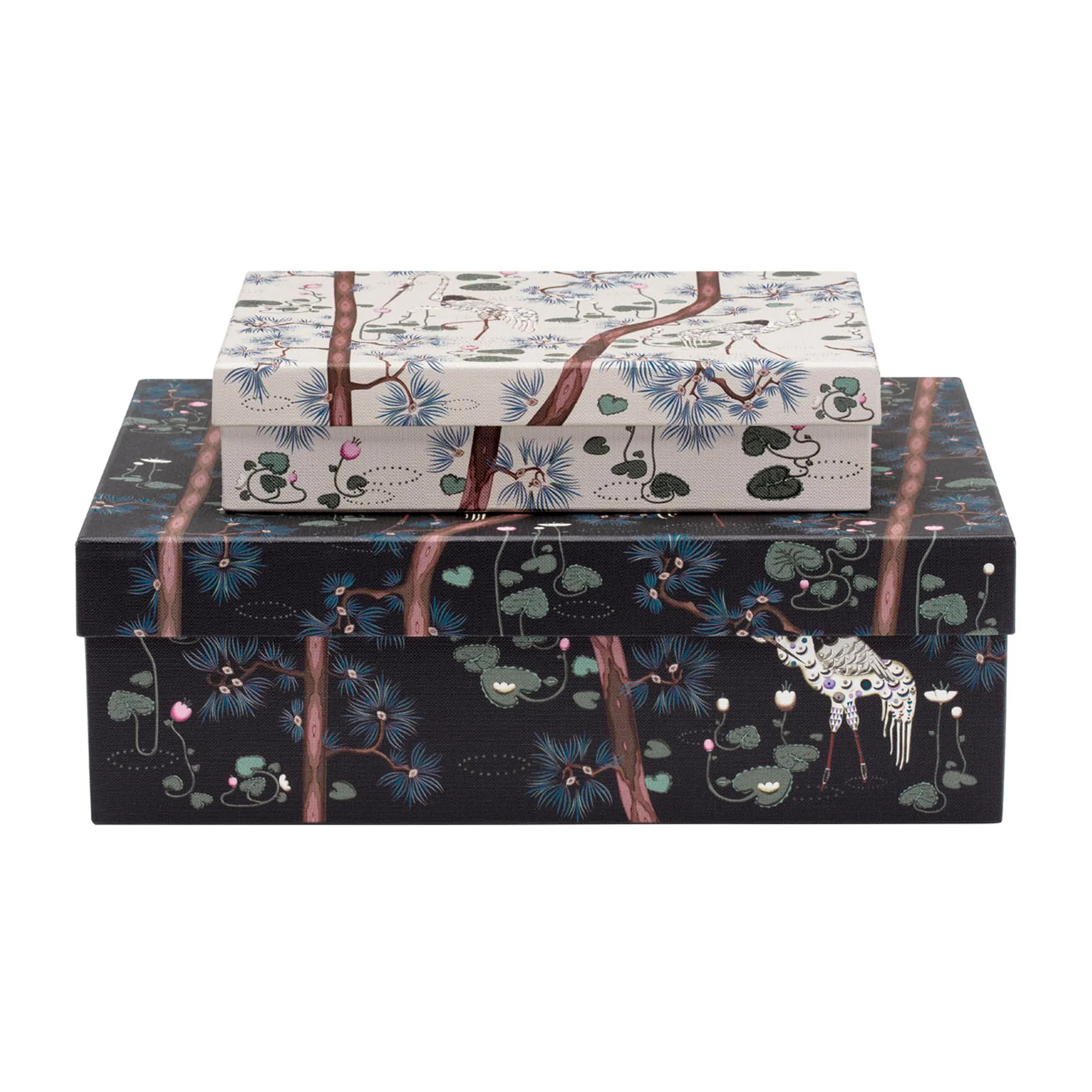 Taika säilytyslaatikko 15-vuosipäivä 2 kpl, Musta-valkoinen Iittala