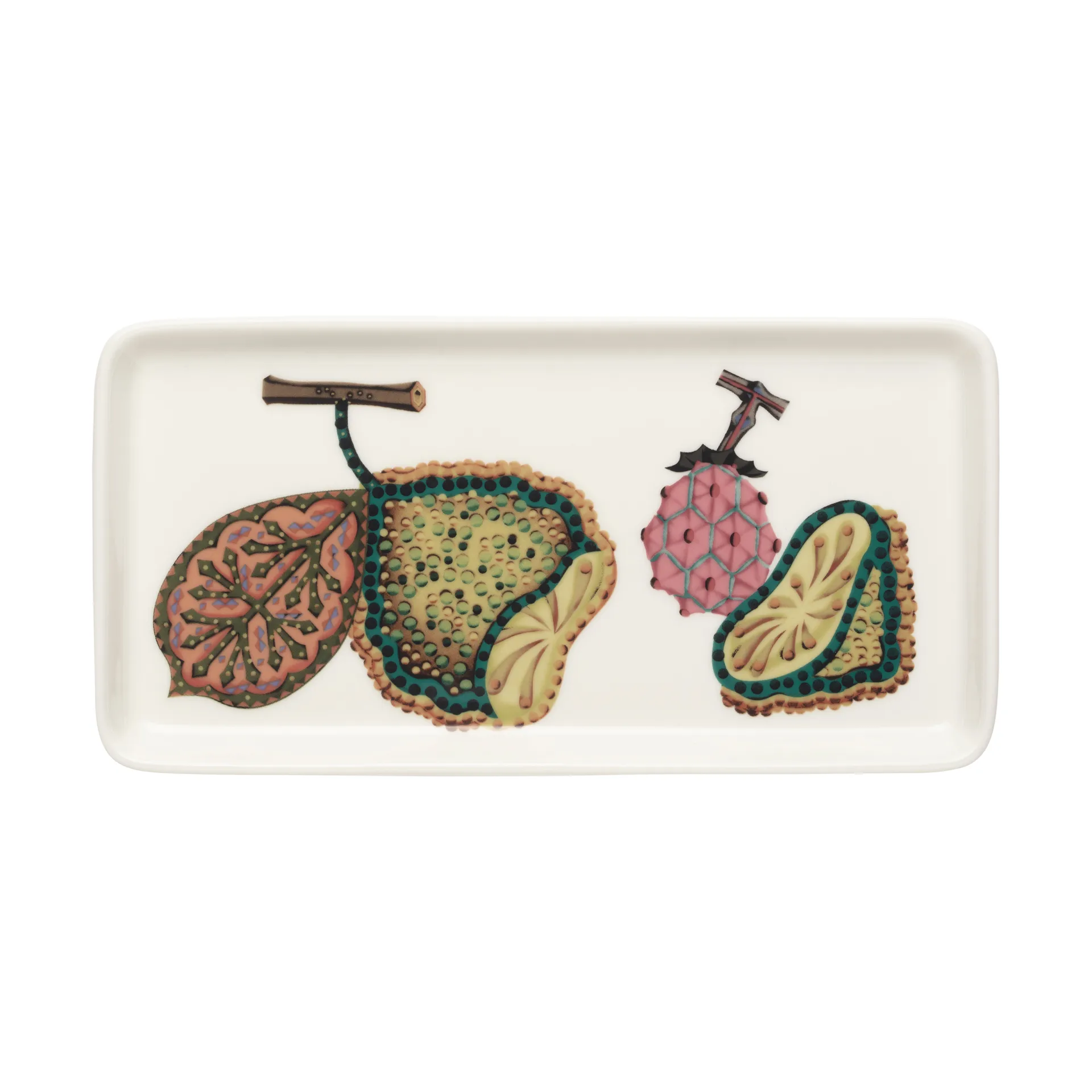 Taika Sato lautanen 12x24 cm, Valkoinen-monivärinen Iittala