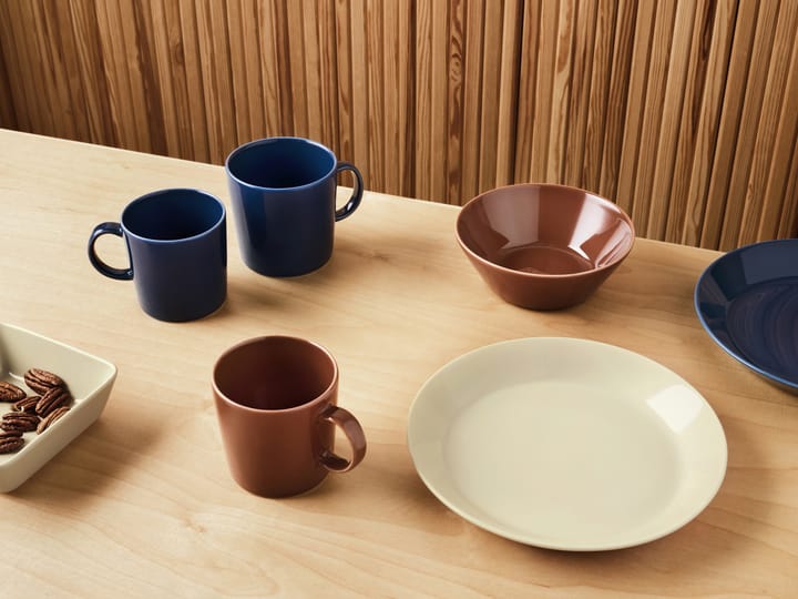 Teema lautanen 23 cm, Pellava Iittala
