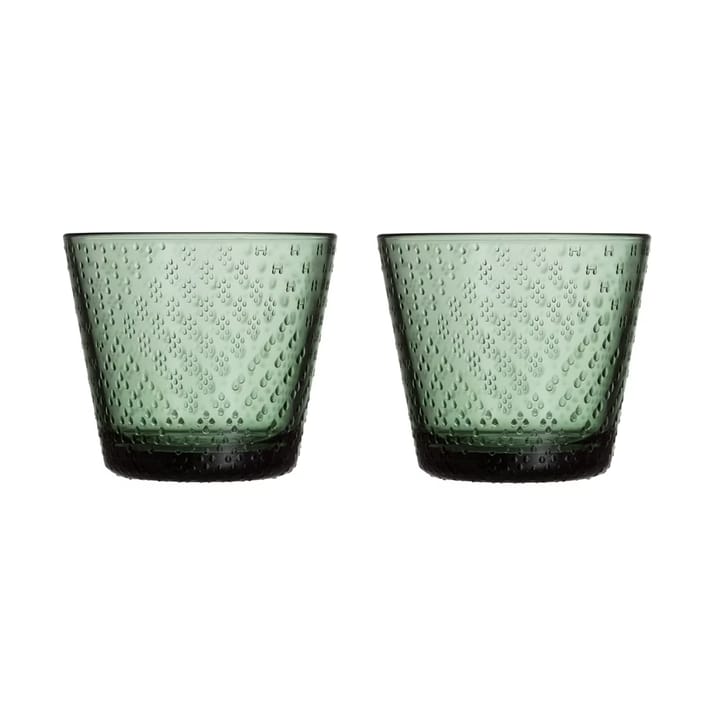 Tundra juomalasi 29 cl 2-pakkaus, Männynvihreä Iittala