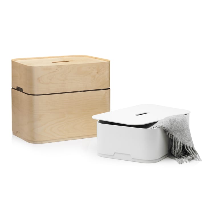 Vakka storage box small, white-painted veneer Iittala