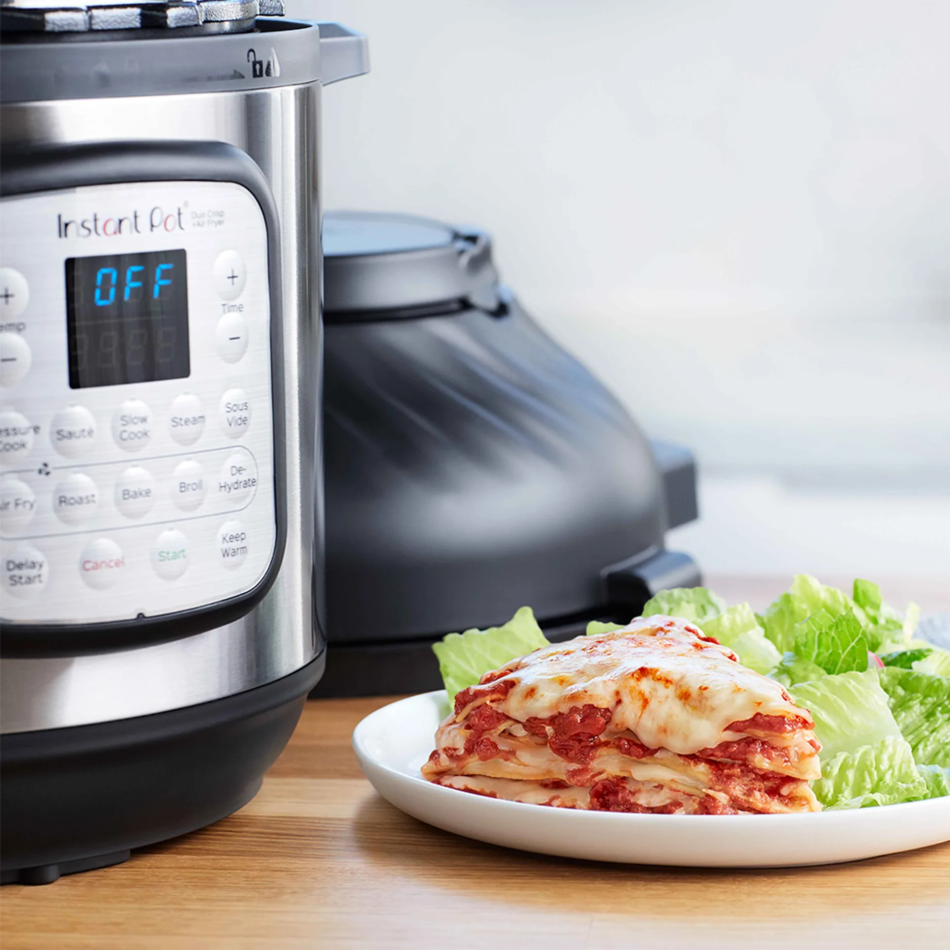 Instant Pot Duo Crisp monitoimikeitin 8 L, Musta Instant Pot