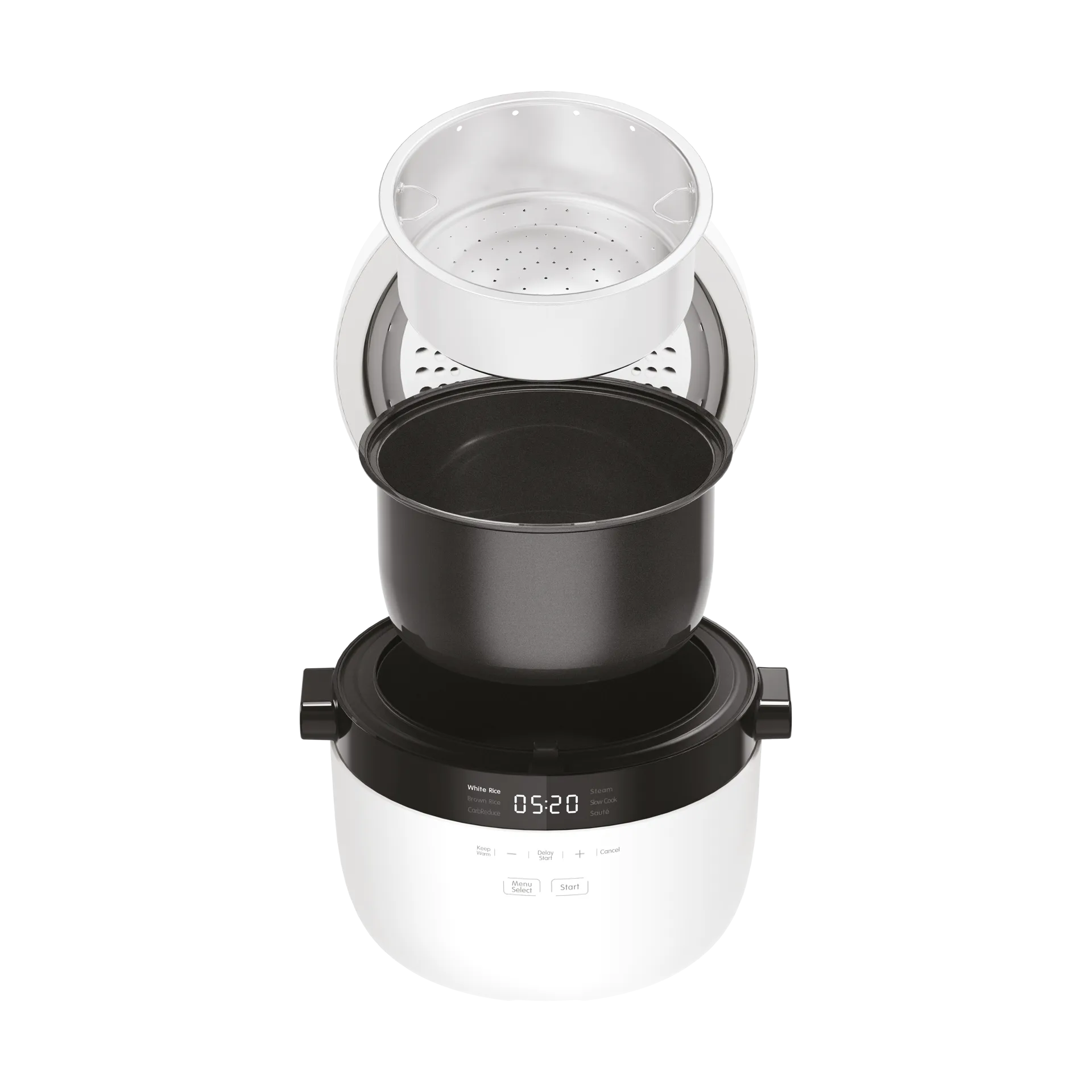 Instant Pot riisi- ja höyrykeitin 2,8 L, Valkoinen Instant Pot