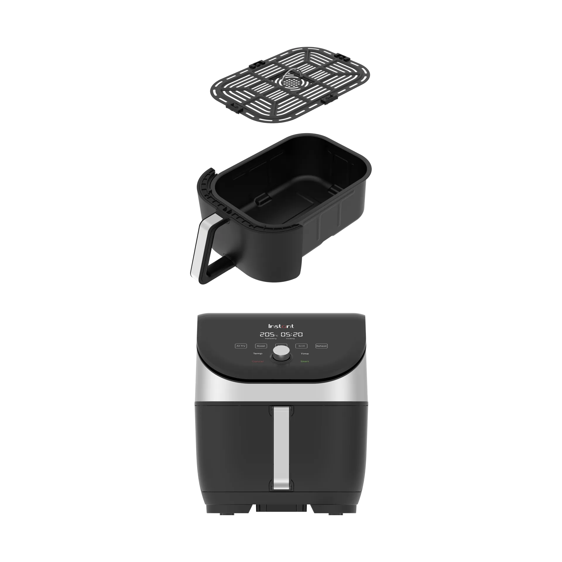 Instant Pot Vortex duo crisp 6 airfryer 5,7 L, Musta Instant Pot