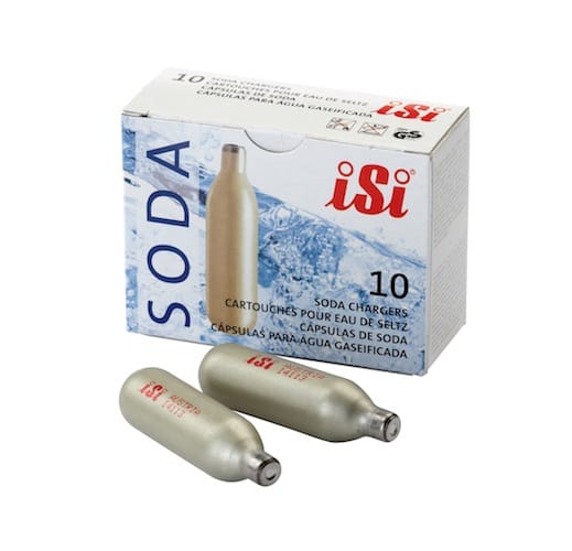 CO2-patruunat soodasifoneille - 10-pakkaus - ISi