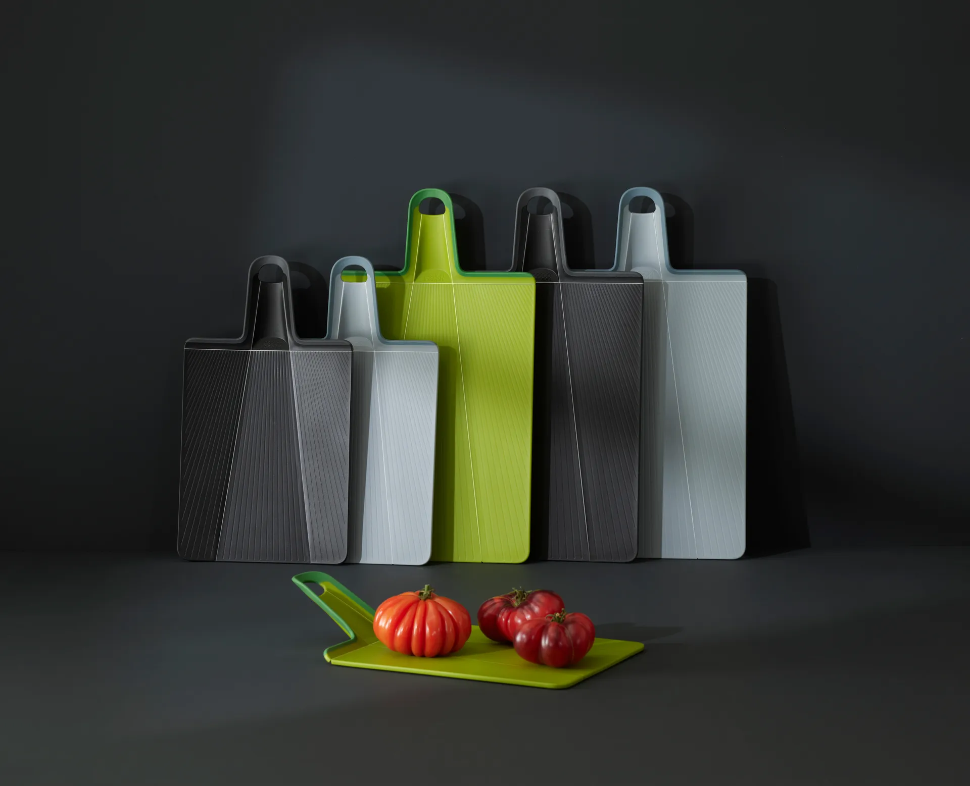 Chop2pot leikkuulauta plus musta, Regular Joseph Joseph