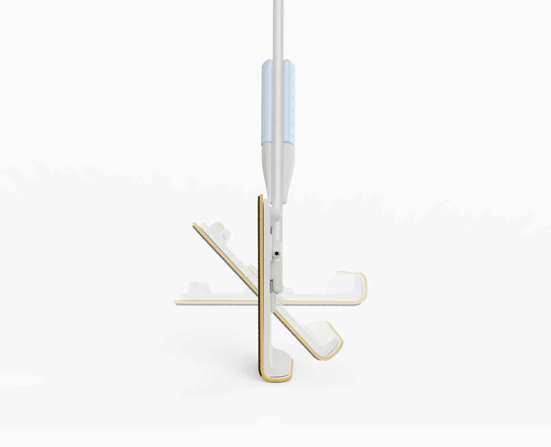 Cleantech 2-in-1 lattiamoppi, jossa skrubbi, Vaalea kivi Joseph Joseph