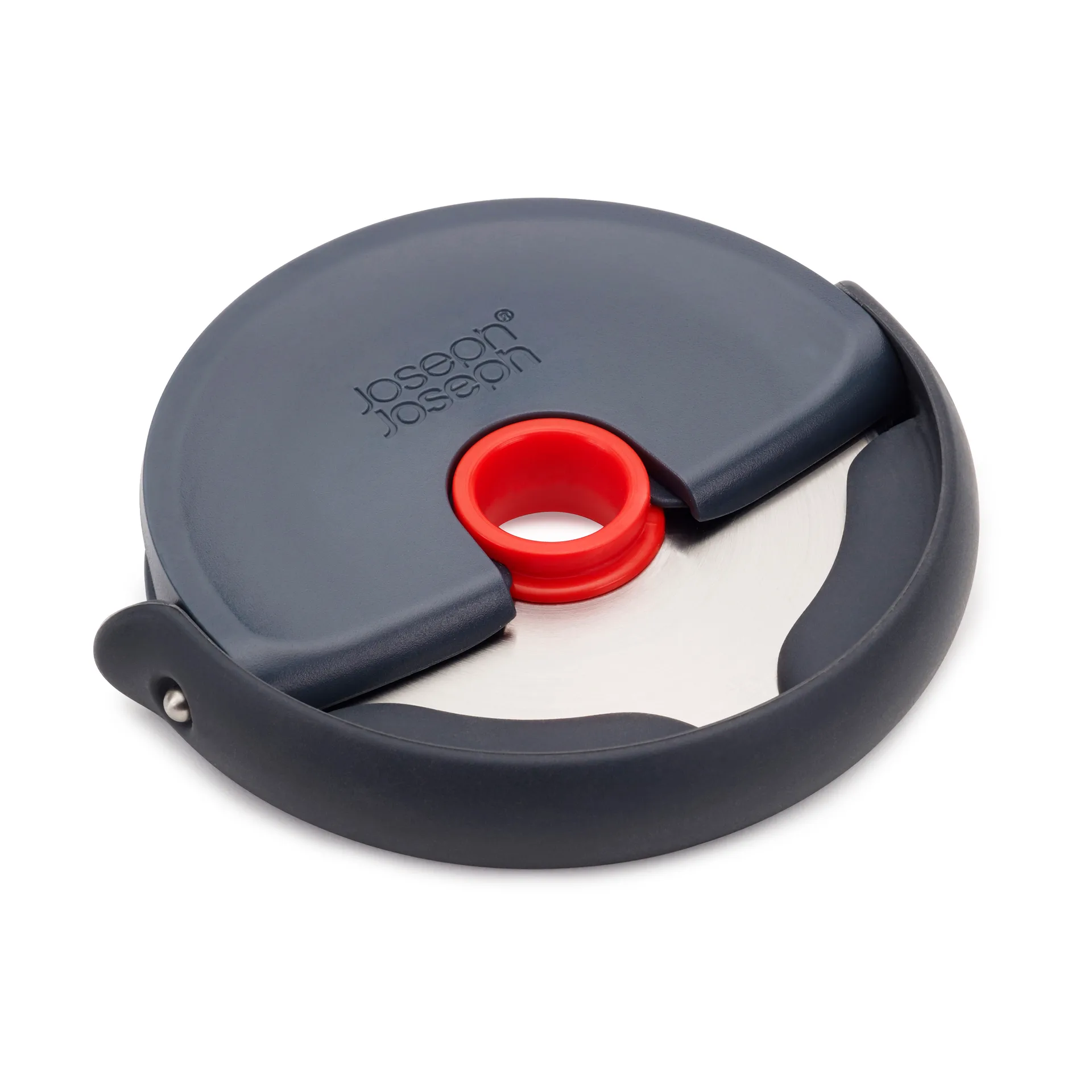 Disc easy clean pizzaleikkuri 12,1 cm, Harmaa-ruostumaton teräs Joseph Joseph