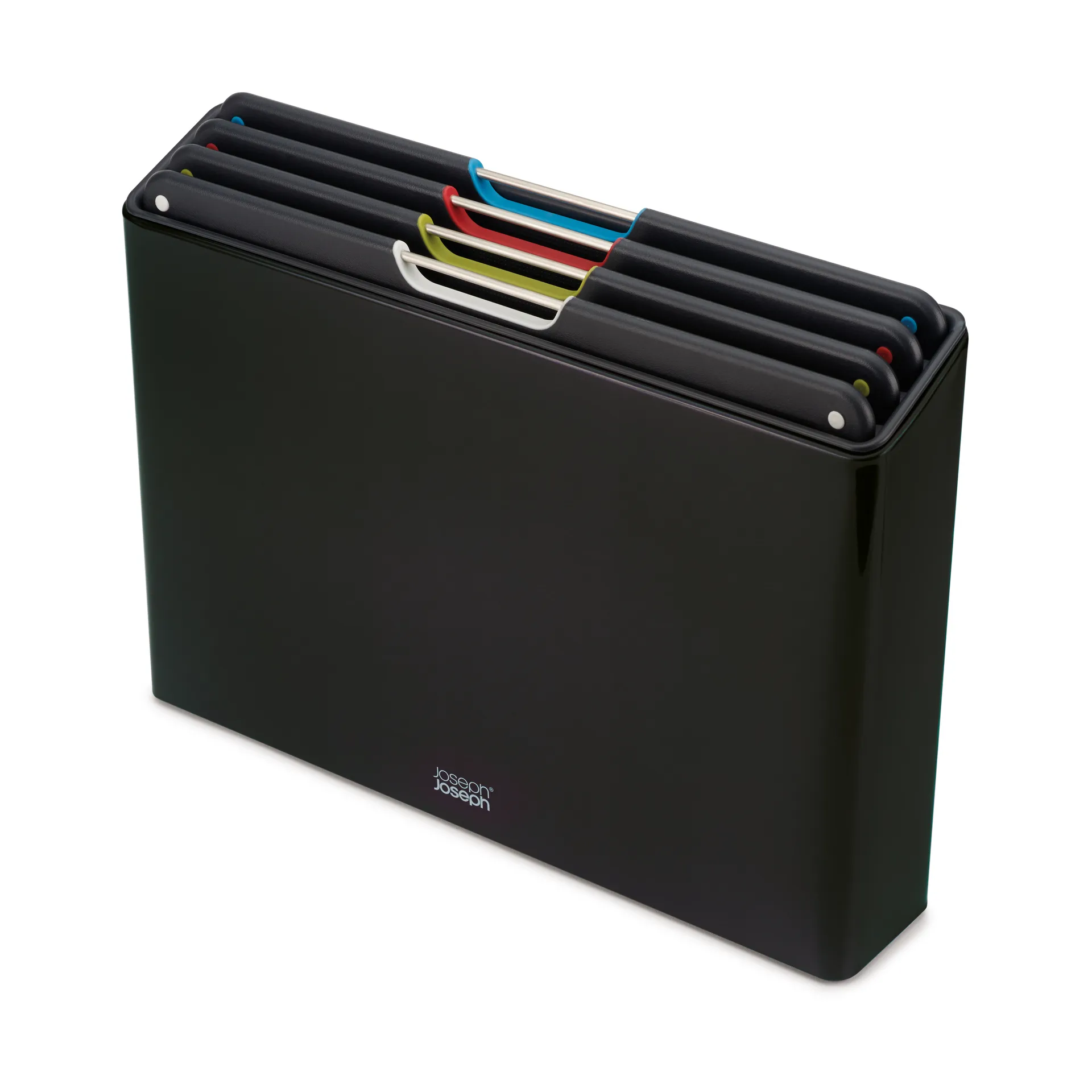 Folio steel leikkuulauta 4 osaa, Musta Joseph Joseph