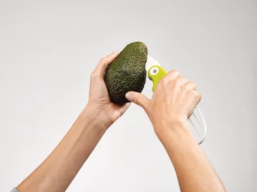 Goavocado 3-in-1 avokadoleikkuri - Vihreä-valkoinen - Joseph Joseph